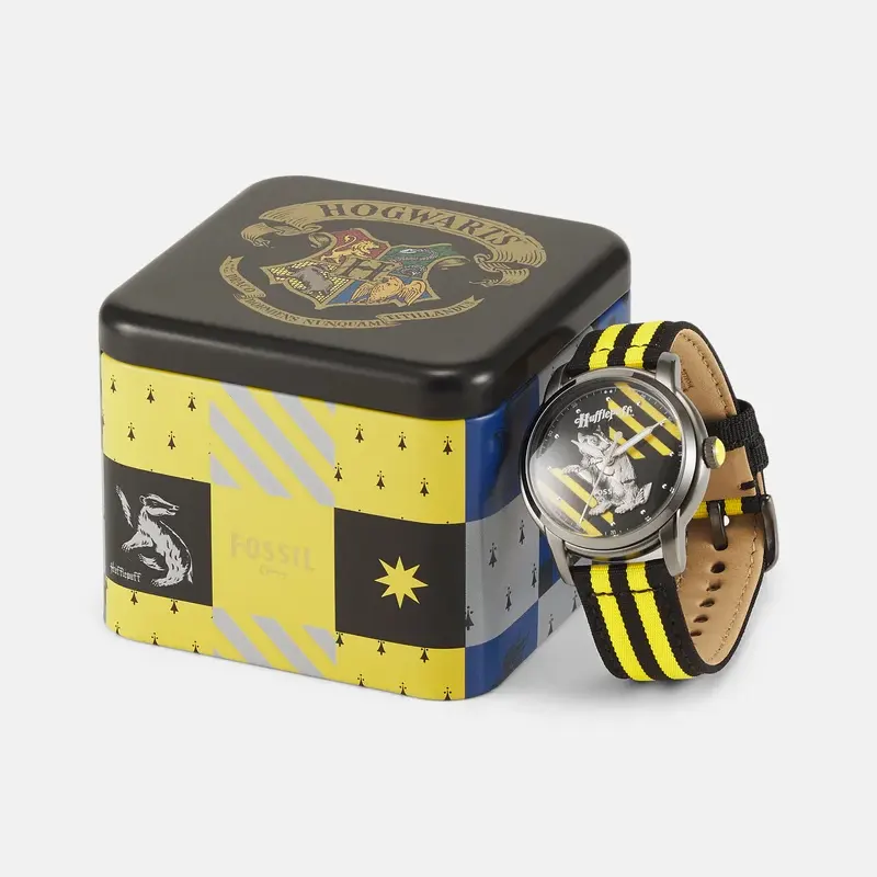 Fossil Limited Edition Harry Potter™ Hufflepuff™  Black Men's Watch- LE1159